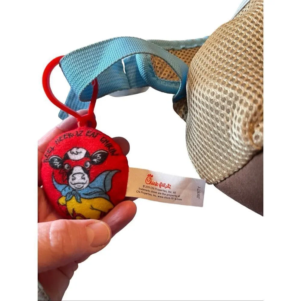 Polybag Little Kid Brown Blue Cute Neoprene Cartoon Monkey Backpack 9